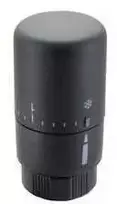 Termostatinė galva M30x1.5, Matinė juoda