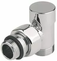 Compact kampinis ventilis 1/2` x 24-19, chromas