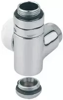 Termostatinis vožtuvas CORNER COMBI 1/2` x 24-19, chromas