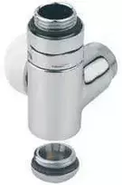 Termostatinis vožtuvas CORNER COMBI 1/2` x 24-19, chromas