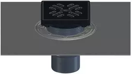 Lauko trapas DN75/110 vertikalus (HL3100THG)