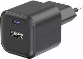 Swissten kelioninis įkroviklis GaN USB-C 20W PD / USB-A 18W QC