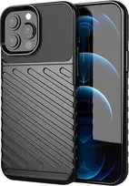 Hurtel Thunder dėklas skirtas iPhone 13 Pro Max, juodas