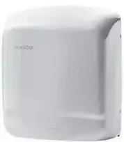 Maico ( MAICO NORDIC A/S ) Rankų džiovintuvas Optidry M99A, balto plieno korpusas. Tinka vidutiniam naudojimo dažniui. 230 V / 50–60 Hz, 1640 W. A x P x G 302 x 255 x 144 mm.