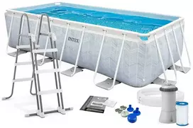 Karkasinis sodo baseinas 400 x 200 x 100 cm 4 viename INTEX 26780