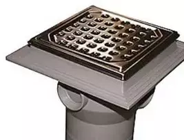PURUS Maxiflex grindų latako surenkamoji dalis 110 mm betonui, su smeigėmis, vertikali