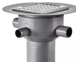 Purus Multiflex ø110mm vertikalus - vertikalus m.ri/rm ir flanšas tepimo membranai su vandens gaudykle