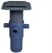 Wavin 110 x 40 mm grindų trapas su dangčiu, pilnai sukomplektuotas