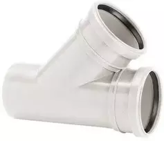 Uponor Decibel Gren 50/50 mm 45° M/2Mf