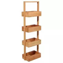 5five Simply Smart Bamboo BAMBOU vonios lentyna, 4 lygiai - 100% bambukas