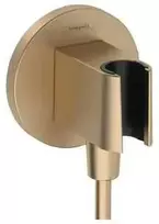 Hansgrohe dušas izvads ar dušas galvas turētāju Fixfit S, brushed bronze
