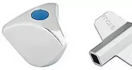 „Mora Garden II“ metalinė rankena - metalinė rankena su komplektu ir raktu (8 mm kvadratinė)