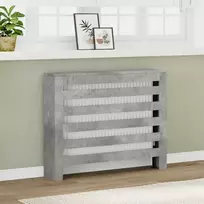Radiatoriaus uždangalas, betono, 104x20x82cm, apdirbta mediena