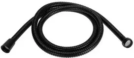 Dušo žarna Bathroom Solutions Dušo žarna wannowy, juoda, nerūdijantis plienas, 150 cm, gwint 1/2