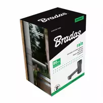 Lietaus vandens surinktuvas / gaudyklė su vožtuvu Bradas, 80mm, rudas