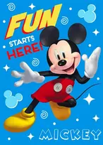 Mickey Mouse Koc polarowy 100x140 Myszka Miki 006 mėlyna C24
