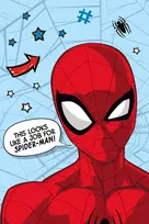 Kocyk su mikrofibry 100x150 Spider-man mėlyna raudona JF23