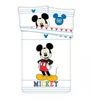 Patalynė bawełniana 100x135 Myszka Miki Mickey Mouse 0714 do łóżeczka poszewka 40x60