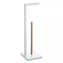 5five Simply Smart Tualeto popieriaus stovas su NATURELO atsargomis, metalinis, balta spalva