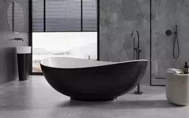 Vonia Besco Siya Juodas&Baltas 172, su Klik-klak Chrome