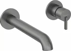 Potinkinis praustuvo maišytuvas Deante Silia BQS_D54L, Titanium