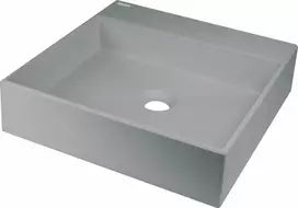Granitinis praustuvas Deante Correo 40x40 cm, CQR_SU4S, Metallic pilkas