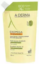 A-Derma Exomega Control Emollient Cleansing Oil Refill dušo aliejaus papildymas, 500 ml