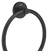Grohe towel ring Start, matt juodas