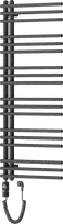 Elektrinis rankšluosčių džiovintuvas Mexen Neptun, 1200 x 500 mm, 600 W, antracitas