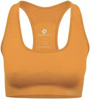 Sportinė liemenėlė moterims STARK SOUL seamless microfiber sport bustier su pakietinimu 5130, oranžinė