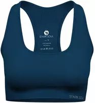 Sportinė liemenėlė moterims STARK SOUL seamless microfiber sport bustier su pakietinimu 5130, mėlyna