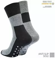 Unisex šiltos frotinės kojinės su ABS VCA 2097, 2 poros