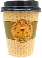Kojinės vyrams kavos puodelyje Apollo Coffee socks Irich cream coffee