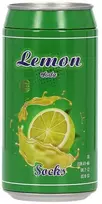 Kojinės skardinėje Apollo soda Socks, Lemon