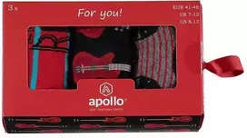 Kojinių rinkinys vyrams dovanų dėžutėje Apollo, 3 vnt.