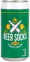 Kojinės vyrams skardinėje Beer socks Don’t worry beer happy, juoda/žalia42-47