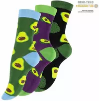 Unisex kojinės Vincent Creation avokadai 4135, 3 poros
