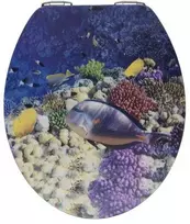 Tualeto sėdynė FISH, MDF, WENKO
