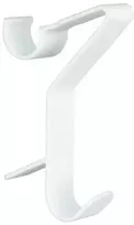 3 Flexi vonios pakabų rinkinys, tvirtinamas prie vamzdinio radiatoriaus, baltas, plastikinis, stabilus tvirtinimas, WENKO
