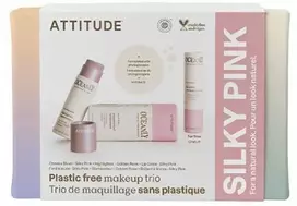 Dekoratyvinės kosmetikos dovanų rinkinys „Oceanly Silky Rožinė“ „Attitude“
