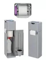 IMON tualetinio popieriaus ir šepetėlio stovas, 6in1, WENKO