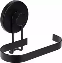Bathroom Solutions Tualetinio popieriaus laikiklis 14 × 6 × 11 cm juodas