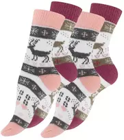 Vca Textil Moteriškos frotinės termo kojinės, 4 poros
