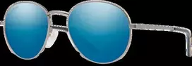 JAV Smith Prep R80 semtt dark ruthenium polarized mėlynas mirror akiniai