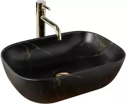 PASTATOMAS PRAUSTUVAS „REA BELINDA Juodas MARBLE MAT" JUODA