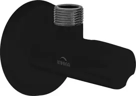 Invena Invena kampinis vožtuvas su keramine galvute 1/2"x3/8" juodas ZW-49-00C