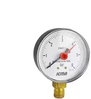 Manometras ICMA 1/4″, 63 mm, 10 BAR