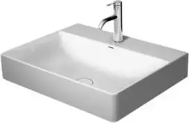 Duravit DuraSquare vask 60x47 - uden overløb med hanehul