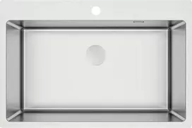 Virtuvinė plautuvė Deante Olfato ZPO_010C, Brushed steel