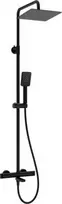 Deante dušo sistema su termostatiniu vonios maišytuvu NAC_N1HT, Nero